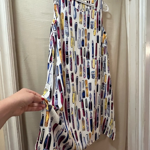 ⚪️ Banana Republic Colourful Patterned Mini Dress size m/L teacher pens - Picture 4 of 7